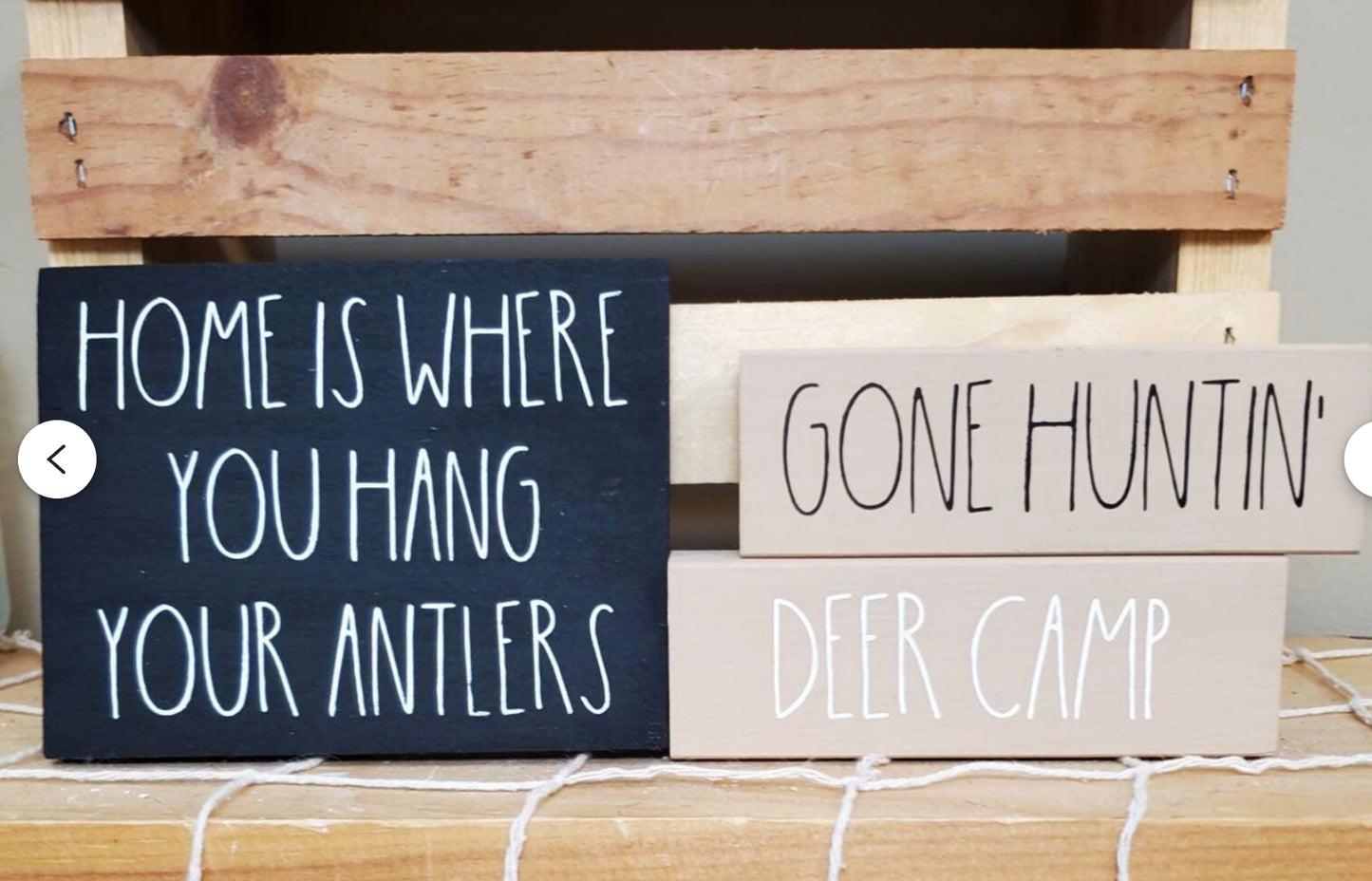 Hunting Cabin Tiered Tray Decor Set – 3D Wildlife & Rustic Signs with Labs, Bears, Buck & More