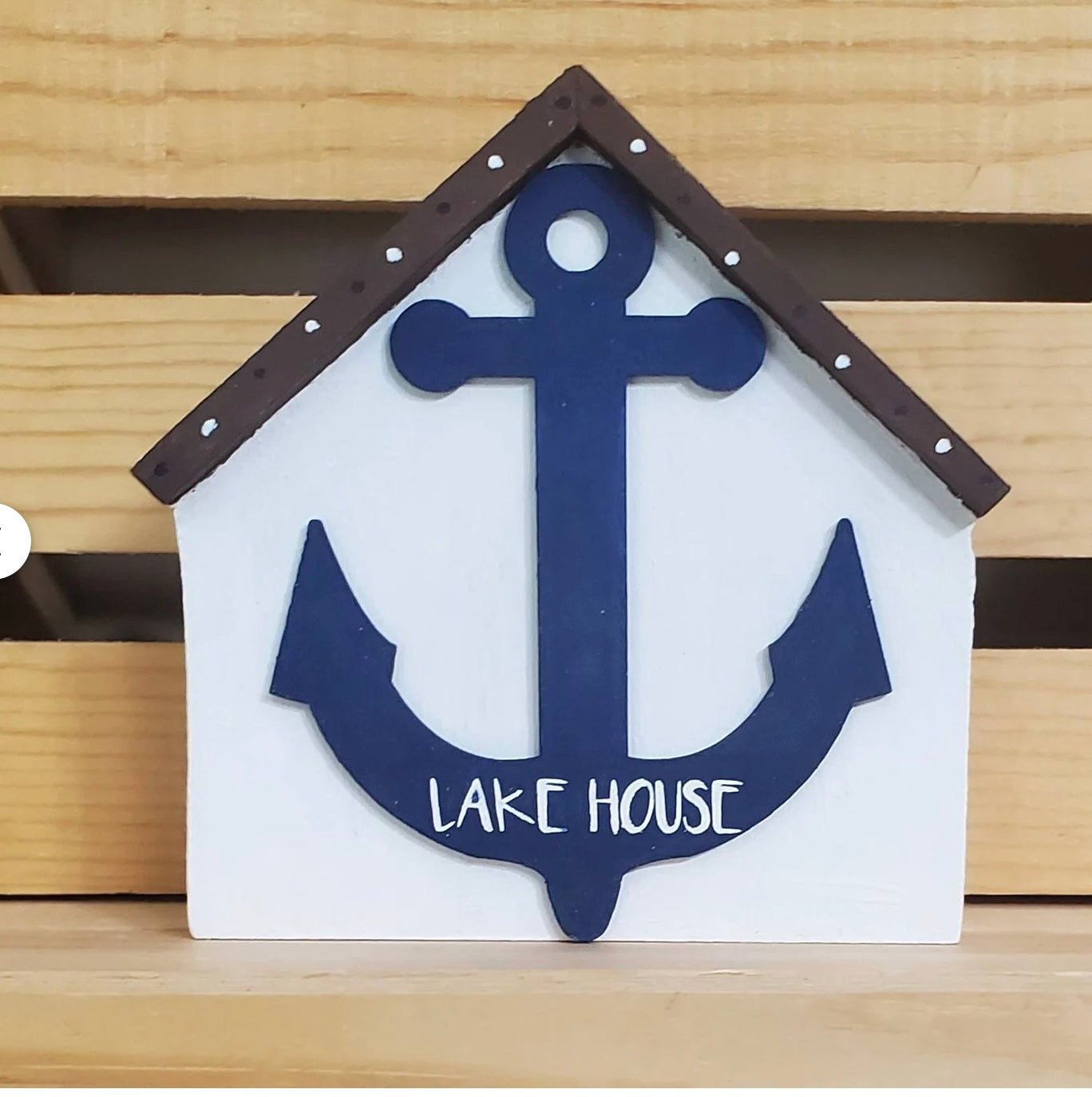 Lake Life Tiered Tray Decor – Hand-Painted Camp & Cabin Style