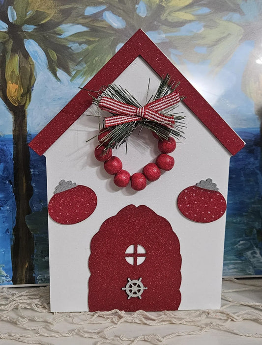 Handcrafted Coastal Christmas Houses