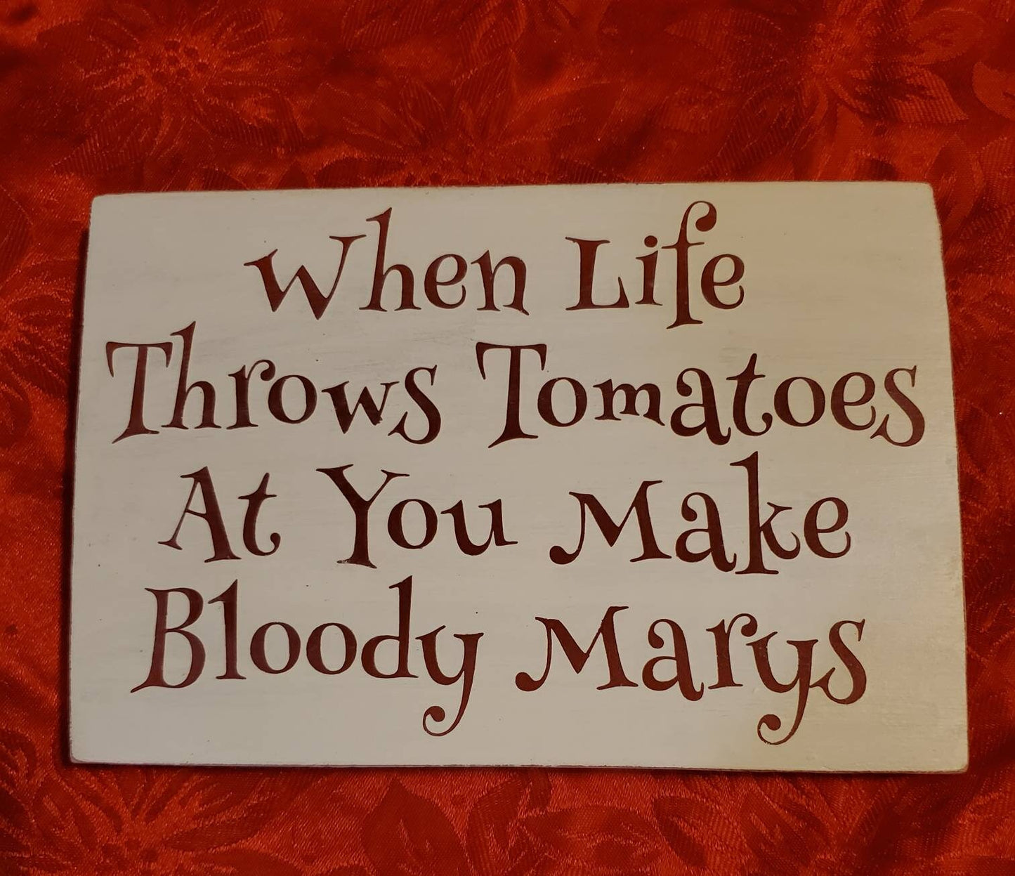 Bloody Mary Sign | Bar Decor, Drink Gifts, Wood Sign