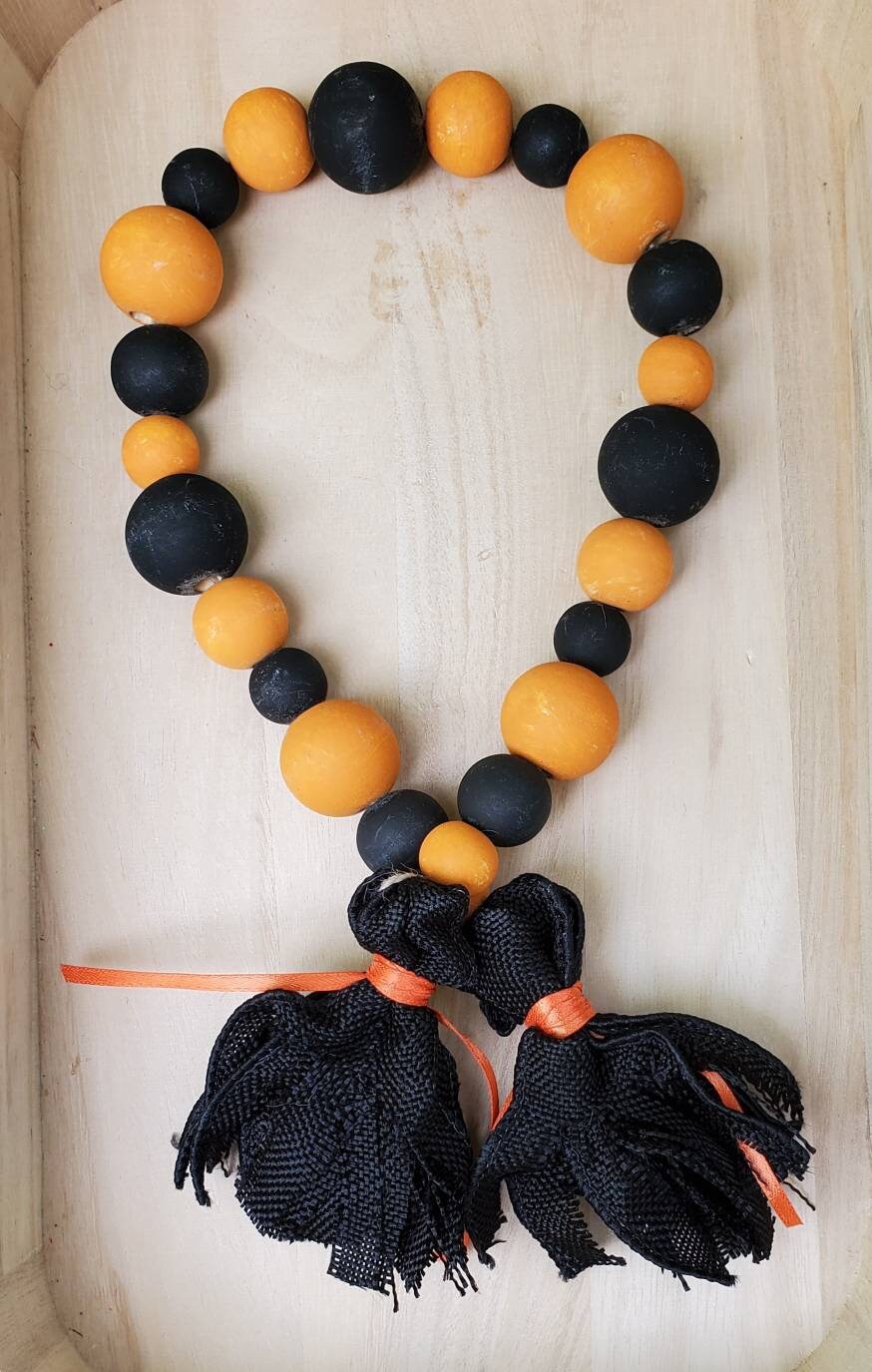 Halloween Tiered Tray Decor – Hand-Painted 3x3 Mini Signs for Spooky Cute Seasonal Styling