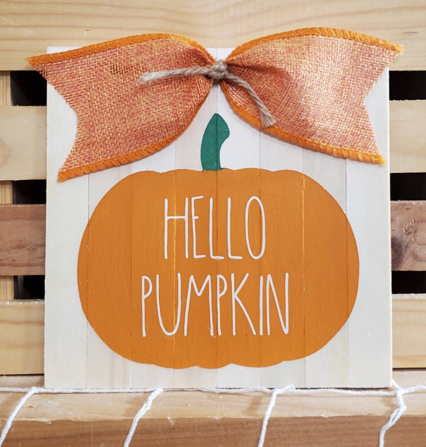 Fall 3D Tiered Tray Decor – Hand-Painted Autumn Signs with Layered Wood Details for Seasonal Styling