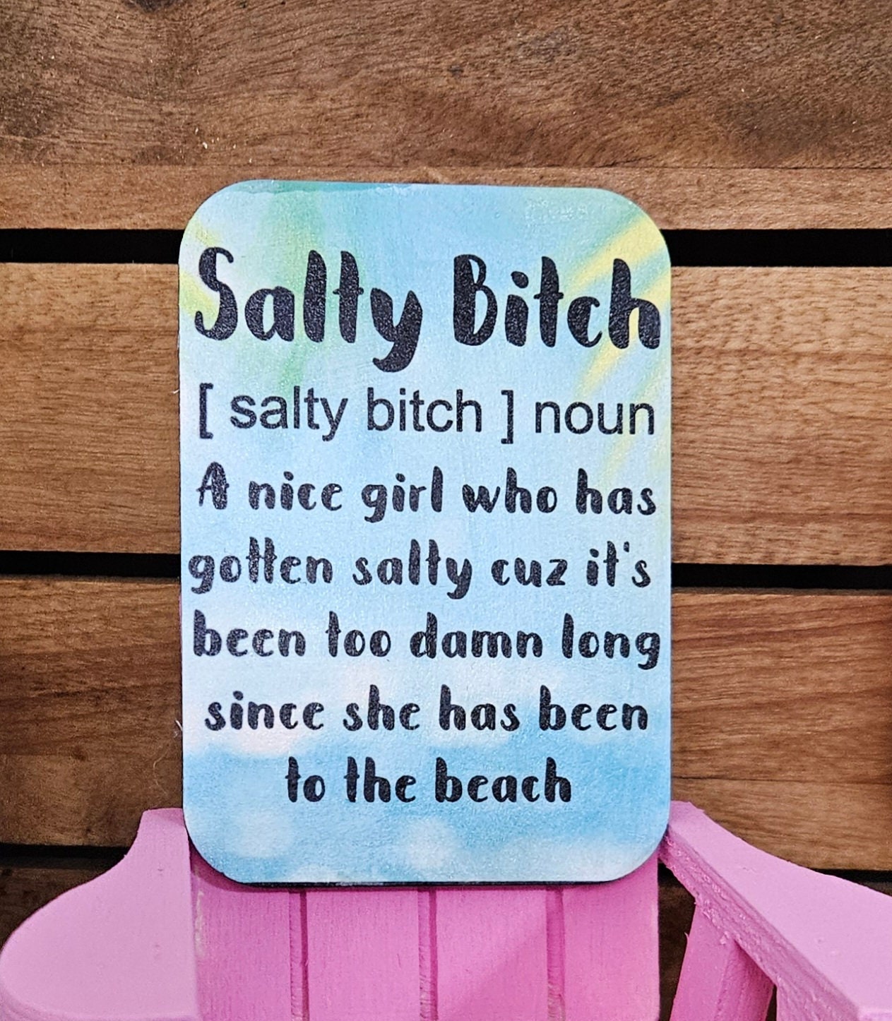 Funny Wood Magnets- Hand Painted