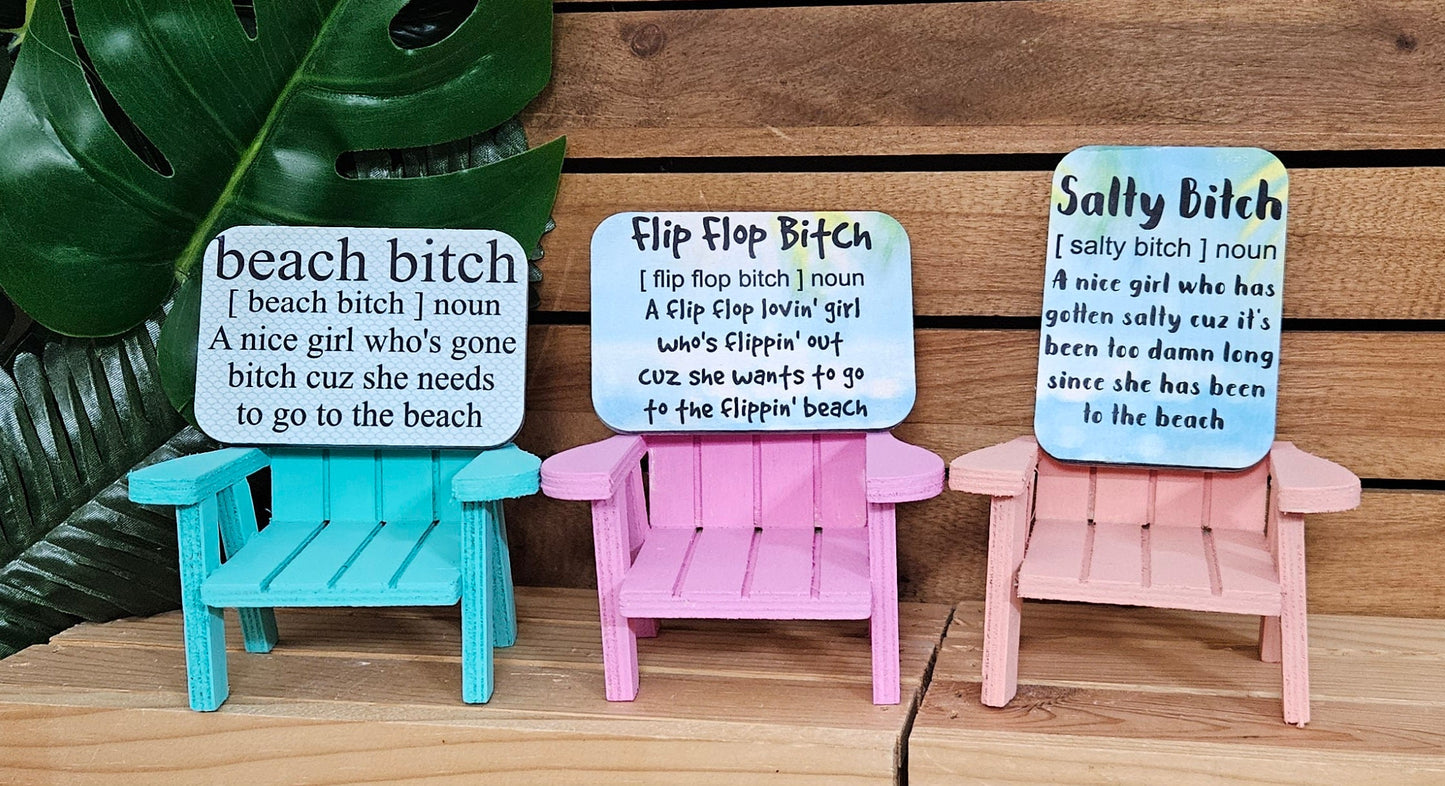 Funny Wood Magnets- Hand Painted