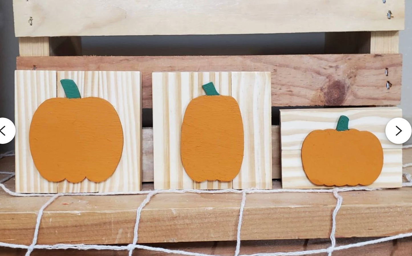 Fall 3D Tiered Tray Decor – Hand-Painted Autumn Signs with Layered Wood Details for Seasonal Styling