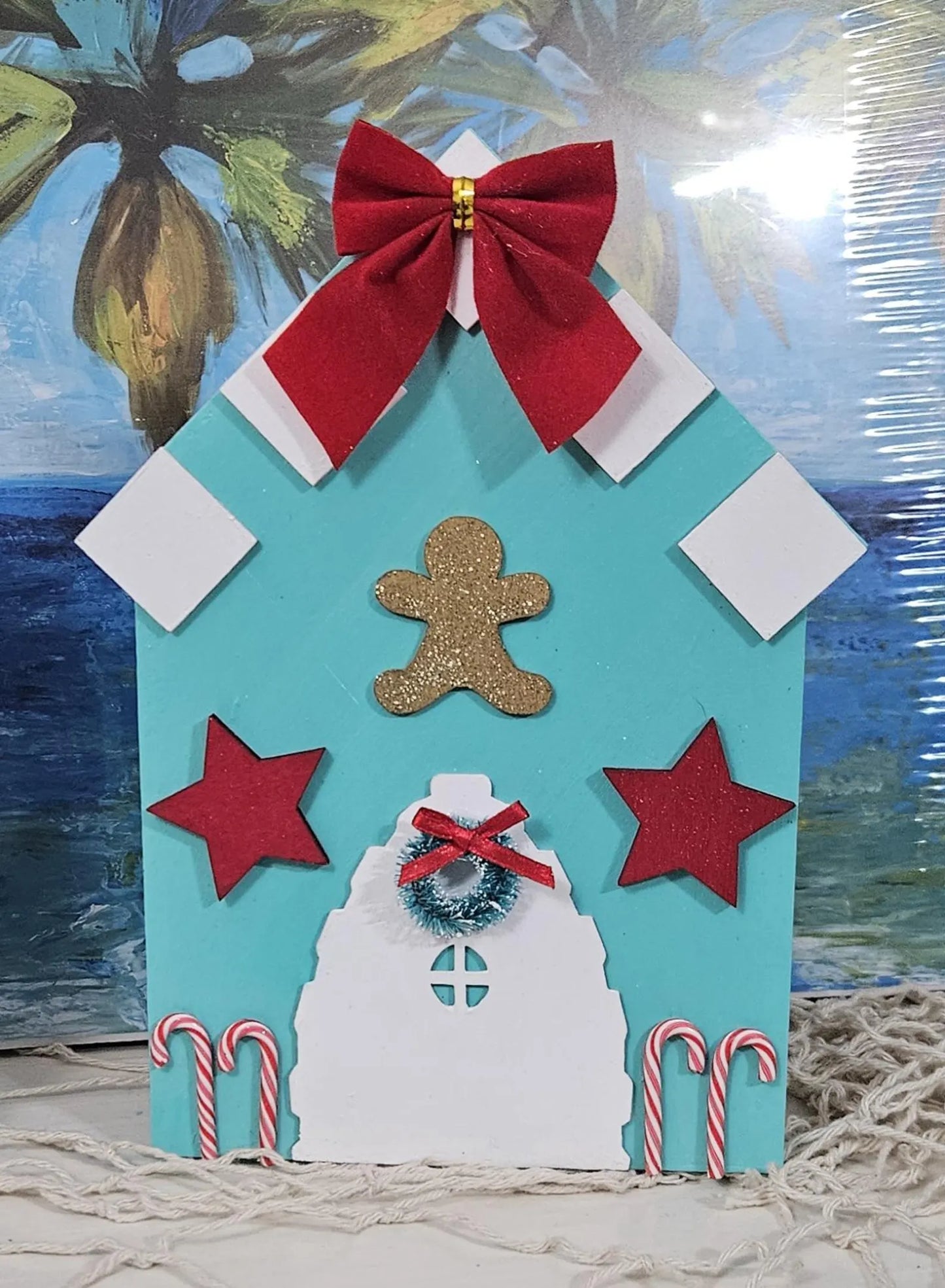 Handcrafted Coastal Christmas Houses