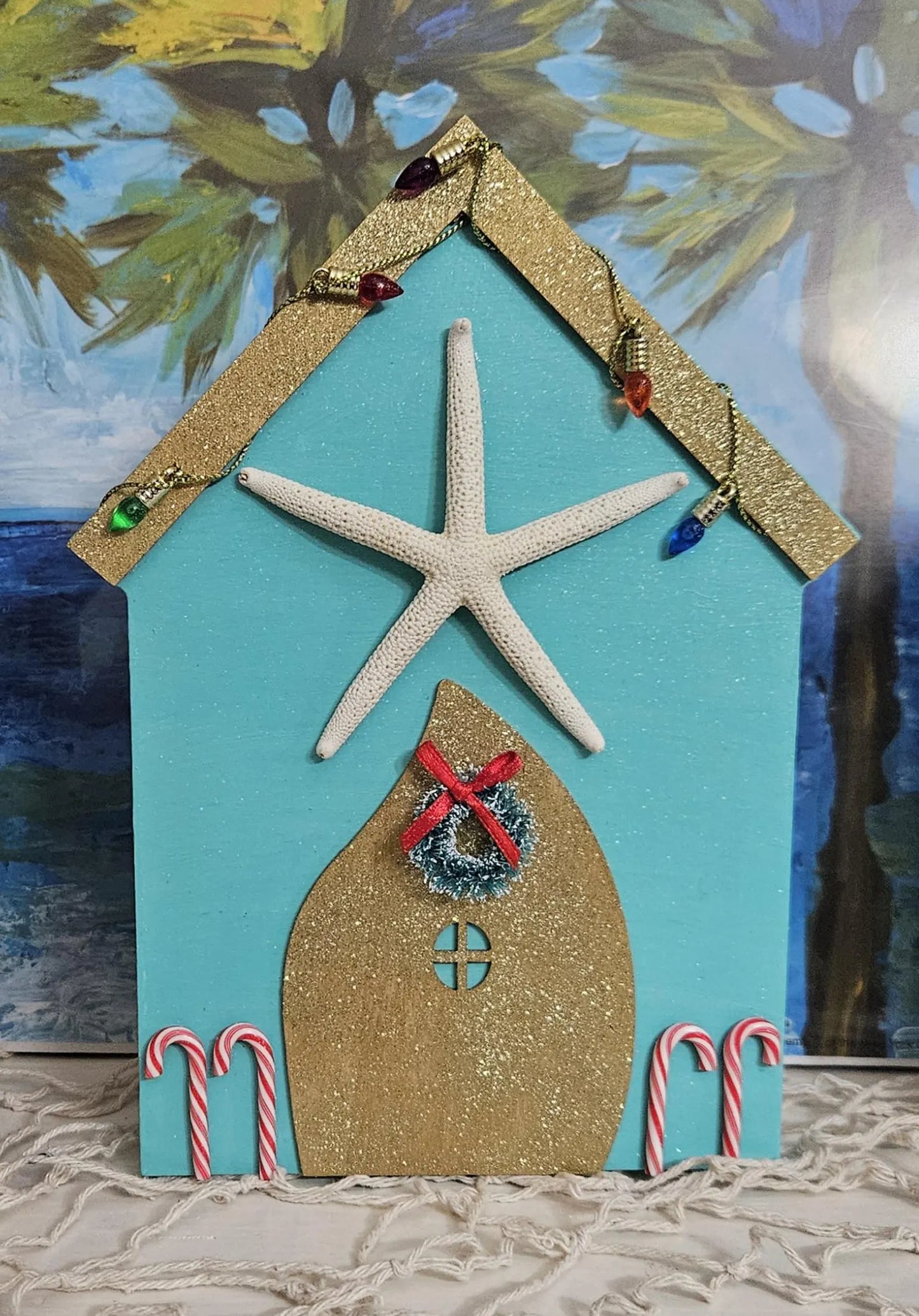 Handcrafted Coastal Christmas Houses
