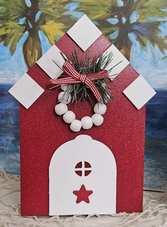 Handcrafted Coastal Christmas Houses