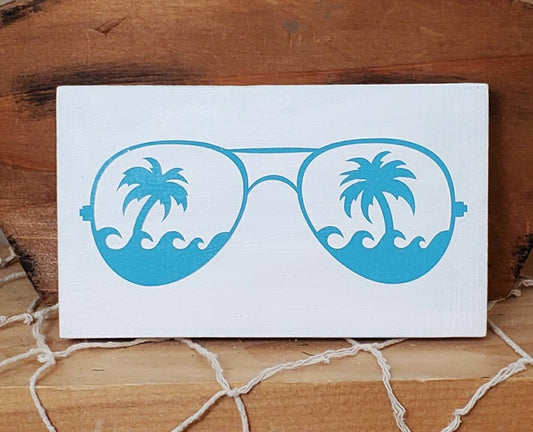 Fun in the Sun Tiered Tray Decor – Hand-Painted Summer Beach Signs
