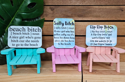 Funny Wood Magnets- Hand Painted